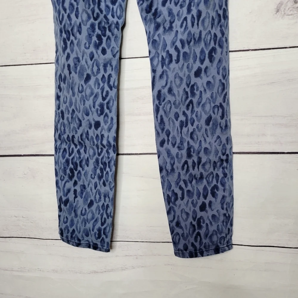 Pilcro And The Letterpress Anthro‎ Leopard Mid-Rise Skinny Jeans